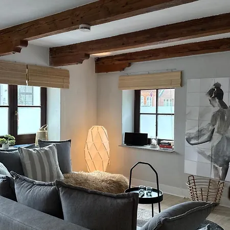 Apartment Designer Lykkegard Im Ehemaligen Weinspeicher Nahe St Peter Ording Und Der Nordsee